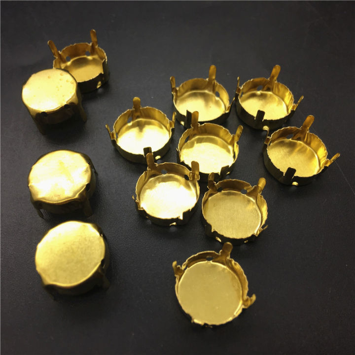 topstone-round-empty-metal-claw-setting-silver-golden-color-for-crystal-rhinestone-4-holes-5-6-7-8-10-12-14-16-18-20-25-27-30-mm