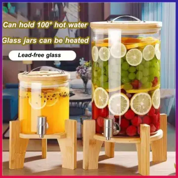 Beverage Dispenser With Spigot Drink Dispensers For Parties 3.9l Iced  Lemonade Juice Containers With Lids