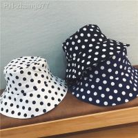 New Fashion Summer Autumn Women Panama Bucket Hat for Women Outdoor Hat Fishing Dot Caps Hat Female Sun Hat Lady Travel Cap Bob