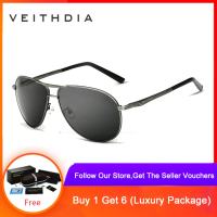 Veithdia nd CLASSIC แว่นตากันแดดผู้ชาย Polarized Mirror UV400 เลนส์แว่นตาอุปกรณ์เสริมแว่นตา Sun glasses For Men Women 2556823