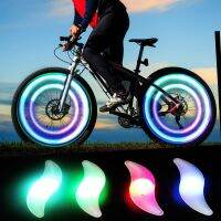 HOT★จักรยานล้อ Spokes Light 3โหมด MTB ไฟ LED กลางคืน Ride ความปลอดภัยคำเตือนไฟติดจักรยานที่มีสีสันโคมไฟแบตเตอรี่