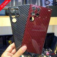 YTF-คาร์บอนไฟเบอร์สีเคสโทรศัพท์สำหรับ S22กรณี Aramid สำหรับ