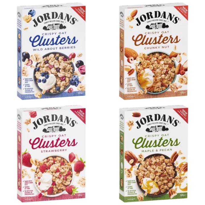 2022 JORDANS CRISPY OAT CLUSTERS 500g Lazada