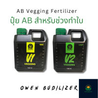 ปุ๋ย AB สำหรับทำใบ ธาตุอาหารครบ เข้มข้น ปุ๋ย ไฮโดร โคโค่ เกรดพรีเมี่ยม Vegetative สร้างลำต้น 1ลิตร เร่งราก