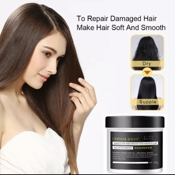 HOT original CINDYNAL Hair Treatment Mask Conditioner 500g Non Steaming ...