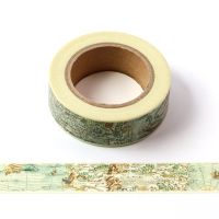 15MM*10M Vintage nautical map Masking Washi Tape Decorative Adhesive Tape Decora Diy Scrapbooking Sticker Label