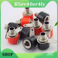 B5ev40er4ly Shop 5pcs 4mm Banana Plug Connector for Tester Instrument Terminal DIY Model Parts Security Panel Banana Socket