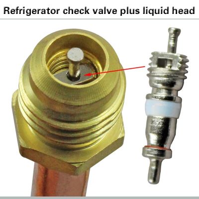 Limited time discounts 1Pcs Refrigerator Check Valve Refueling Head 62Mm Quick Connector/Refrigerant Filling Valve Refrigeration Accessories