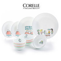 [CORELLE] SNOOPY CAMPING Edition ชุดอาหาร10P สำหรับ2คน/อาหารเย็นเกาหลี