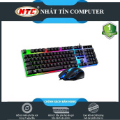 Bộ Bàn Phím Giả Cơ Và Chuột Game Dành Cho Game Thủ NTC G21B Led Đa Màu - 4 PHÂN LOẠI TÙY CHỌN - Nhất Tín Computer