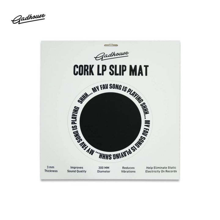 gadhouse-cork-lp-slip-mat-12-แผ่นไม้คอร์กรองแผ่นเสียง-ที่ทำให้เสียงดีและละเอียดมากขึ้นจากเดิม