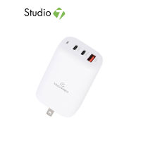 TECHPRO Wall USB Charger 1 USB-A QC3.0 18W / 2 USB-C (PD65W) TP-WC02 White by Studio 7