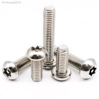 M2 M2.5 M3 M4 M5 M6 M8 304 A2 Stainless Steel Six Lobe Torx Button Round Head with Column Pin Tamper Proof Security Screw Bolt