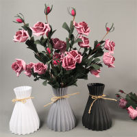 Nordic Flower Vases Home Decor Anti-ceramic Vases Rattan Flower Vase for Interior Room Decoration Dried Flower Unbreakable Vase