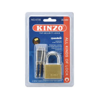 KINZO กุญแจทองแบบแขวน K735-35 มม. กุญแจ