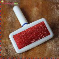 {Questionno} Red Puppy Cat Hair Grooming Slicker Comb Gilling Brush เครื่องมือทำความสะอาดอย่างรวดเร็ว Pet