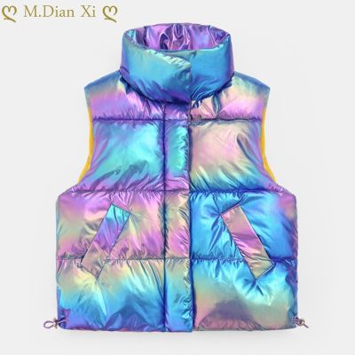 （Good baby store） New Autumn and Winter Children  39;s Bakery Clothes Boys and Girls Baby Down Cotton Vest Outer Wear Windproof Padded Jacket