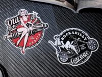 ♠ retro old school stickers rockabilly car sticker rider ACE motocross decals helmet stickers racing decals for dirt bikes