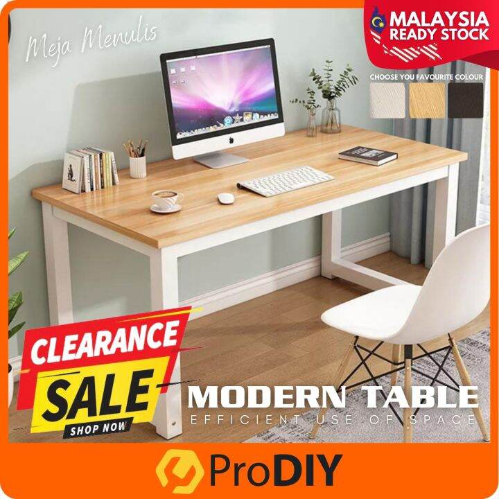 Square Type Home Office Table Computer Desk Modern Design Simply Style ...