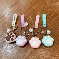 【YF】✐  Cartoon Silicone Dog Keychain School Handbag Claws Keyring Fashion Jewelry 2022