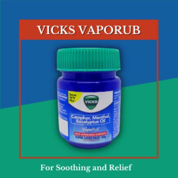 Vicks vaporub 50g Topical for Pain Relief ORIGINAL Lazada PH