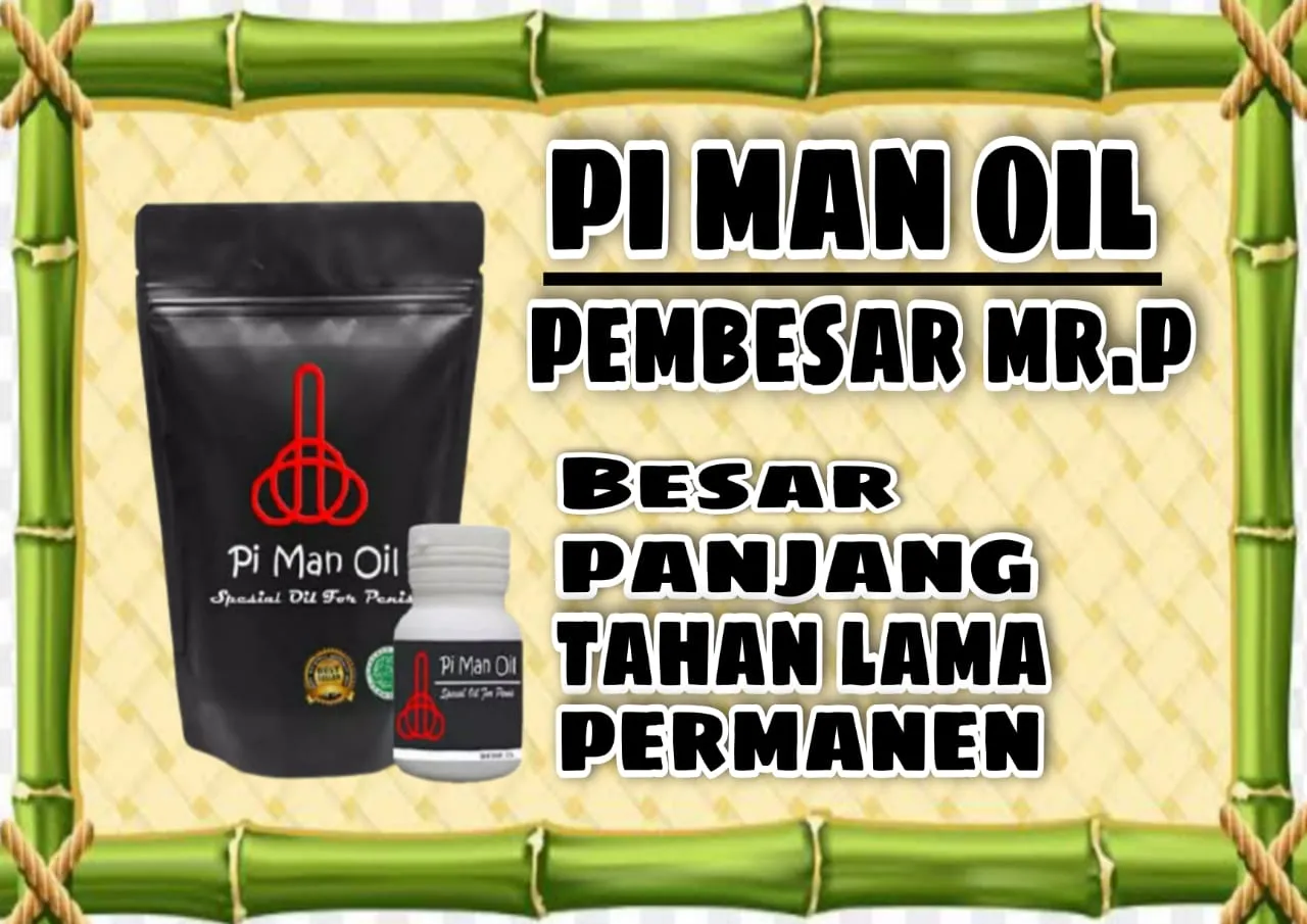 Top Rotan Keras Original Pembesar Penis Pi Man Oil 2 X Obat Pembesar Penis Pembesar Alat Vital Pria Tahan Lama Obat Kuat Pria Lebih Ampuh Dari Titan Gel