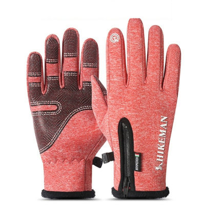 Hot Sale Winter Gloves Mens Waterproof Riding Ski Cold Gloves Unisex Touch Screen Non-Slip Motorcycle Heating Keep Warm Gloves