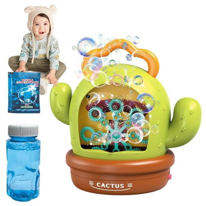 bubble-machine-portable-cactus-shaped-automatic-bubble-blower-electric-bubble-maker-with-sound-lights-bubbles-for-kids-bubble-toy-for-boys-and-girl-gift-first-rate