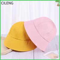 CILENG หมวกบังแดดป้องกันรังสียูวีพับได้สำหรับผู้ชายผู้หญิง Topi Bucket หมวกชายทะเลหมวกชาวประมง