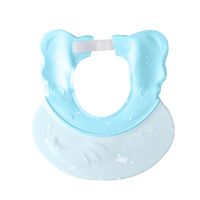 Kids Toddler Infant Shower Cap for Hair Washing Shampoo Shield for Eyes Ears Face Adjustable Baby Bath Visor Water Guard Hat