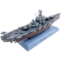 1:1000 USS Alabama -60เรือรบสงครามโลกครั้งที่สองเรือรบรุ่นสำเร็จรูปโลหะผสมจำลองเครื่องประดับของที่ระลึกคอลเลกชัน