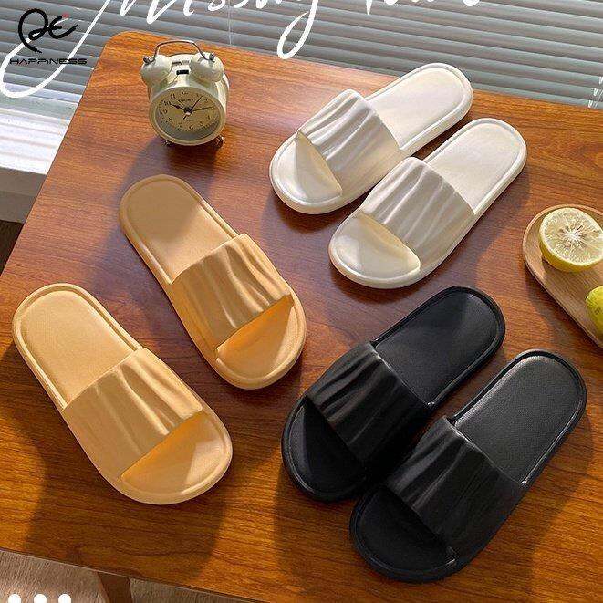 hq040-new-sandals-รองเท้าใส่ในบ้านที่นุ่มและทนทานในสไตล์มินิมอล