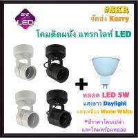 EVE โคมแทรคไลท์ ติดผนัง LED 5W โคมขาว โคมดำ หน้ากลม หน้าแปดเหลี่ยม โคมไฟ แทรคไลท์ โคมไฟส่องสินค้า โคมติดผนัง โคมส่อง โคมส่องป้าย Track Light