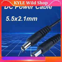 KYLE Wild Shop DC 12V 3A Power Extension Cords Power Cable Plug Adapter 5.5mmx2.1mm Male to Male CCTV Connector Wire