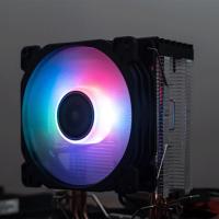 JONSBO CR1200 2ท่อความร้อน Tower CPU Cooler RGB 3Pin พัดลมระบายความร้อนฮีทซิงค์สำหรับ LGA 111.56 AM4AM3 AM2FM1