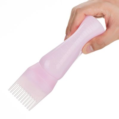 【CW】☃  3 Colors Hair Dye Applicator Bottles Dyeing Shampoo Bottle Comb Coloring Styling