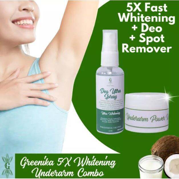 Greenika UNDERARM WHITENING COMBO Deo Ultra Underarm Spray with