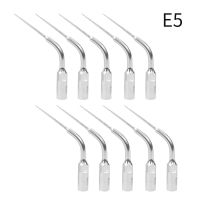 5Pcs E5ทันตกรรม Scaler Tips Fit EMS นกหัวขวาน Ultrasonic Scaler Handpiece ทันตกรรม Ultrasonic Scaler Scaling Tips