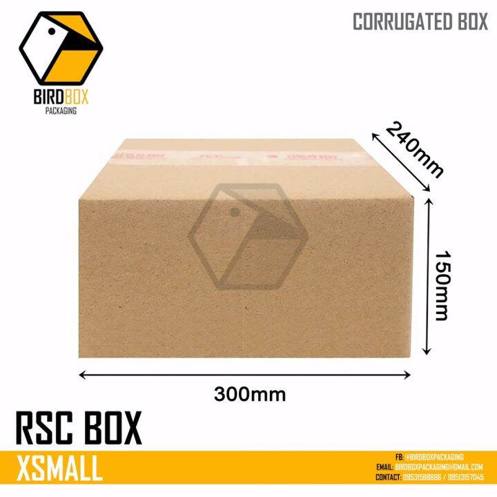 Birdbox JNT Size Corrugated Shipping Kraft Box (PLAIN) 10 Pieces per ...