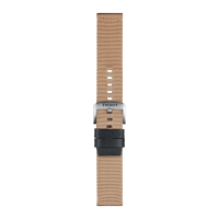 Tissot Beige Fabric strap lugs 22 mm ทิสโซต์ สายผ้า สีเบจ ขนาด 22มม. T852046752