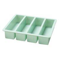 Ice Cube Tray Multi-purpose Non-sticky Flexible 4 Grids Long FDA Silicone Ice Cube for Kitchen Silicone Создатель кубиков льда