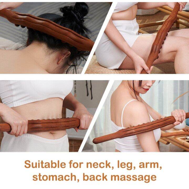 20-bead-2-rows-rolling-pin-back-needle-massage-tendons-beech-wood-scraping-stick-point-treatment-guasha-relax-therapy-tool