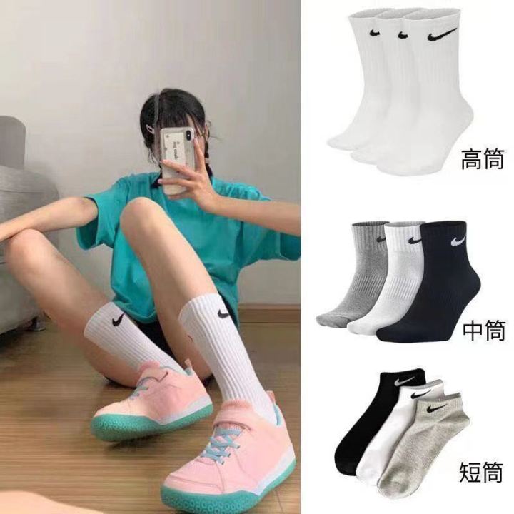 in-stock-ถุงเท้าเด็กหลอดสวมถุงเท้าหญิง-ins-ถุงเท้าฤดูใบไม้ร่วงและฤดูหนาวแบบหนาสไตล์เกาหลีสไตล์ฮาราจูกุ