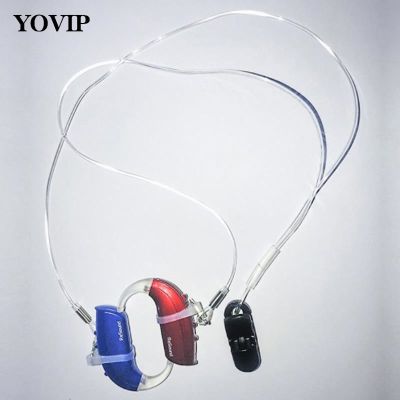HOT 1Pc Hearing Aid Clip Clamp Rope Holder Protector Holder (nylon rope metal clip)