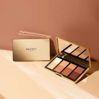 Browit By Nongchat Highlight and Contour Pro Palette (3.5gX4สี) บราวอิท น้องฉัตร ไฮไลท์และคอนทัวร์ ไว้ในตลับเดียว 75654