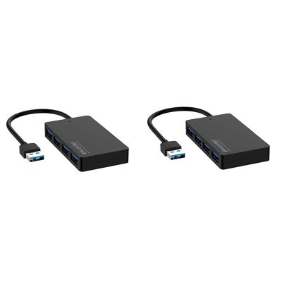 2X 5Gbps High-Speed USB 3.0 Hub 4 Ports USB Splitter Adapter for PC Laptop Power Supply