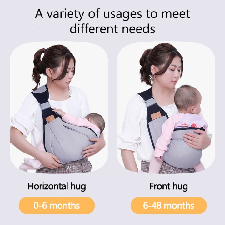 smilewil-เป้อุ้มเด็กทารกแรกเกิด-baby-carrier-sling-กระเป๋าอุ้มเด็ก-0-36m-ให้นมบุตร-สะดวก-เป้อุ้มเด็ก-มัลติฟังก์ชั่น