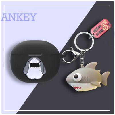 Suitable for SoundPEATS Air3 Deluxe HS Case Protective Air3Deluxe Earphone Cartoon Shark Soft Case