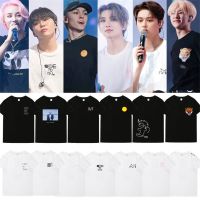 KPOP Concert TO YOU เสื้อยืด Uni แขนสั้นเสื้อยืดคอกลม Streetwear เสื้อยืดพิมพ์ตัวอักษร S.coups Jonghan