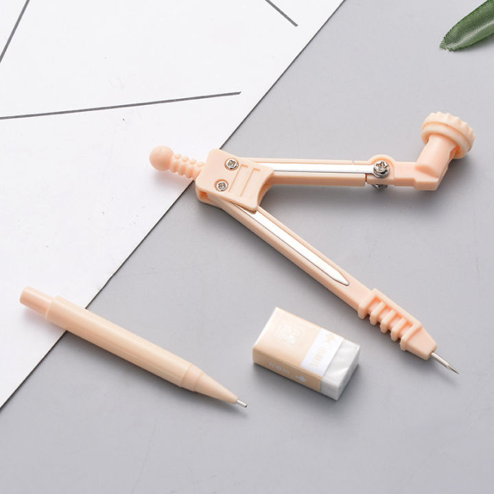 math-drawing-compasses-set-pencil-eraser-students-compass-ruler-protractor-geometry-drafting-school-office-stationery
